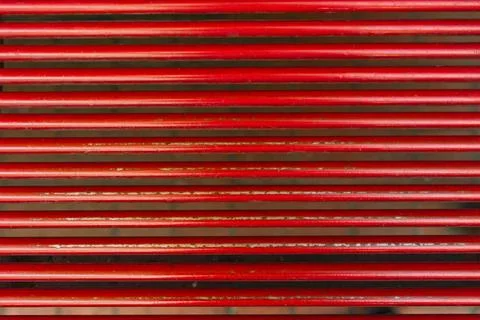 The wall is red stripes background Stock Photos