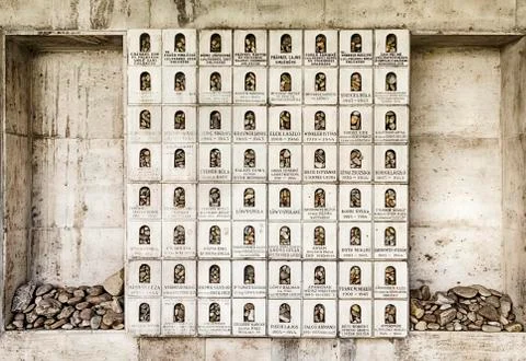 Wall of Remembrance Stock Photos