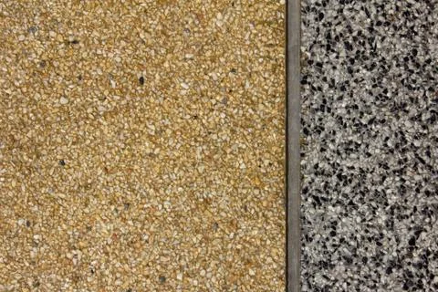 Wall with rounded pebble stone Stock Photos