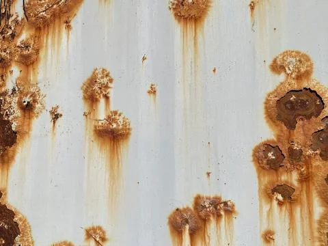 Wall with rust, texture, design, material Stock Photos