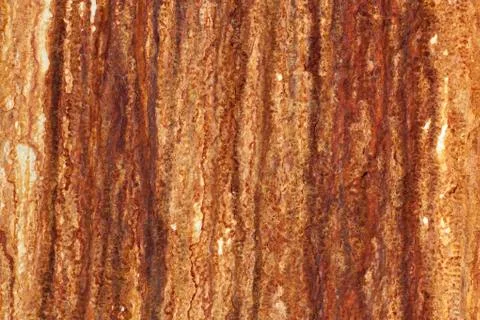 Wall with rust to use as background. Decorative, aged. Stock Photos