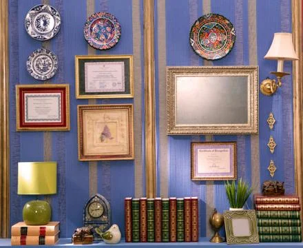 A wall setup Stock Photos