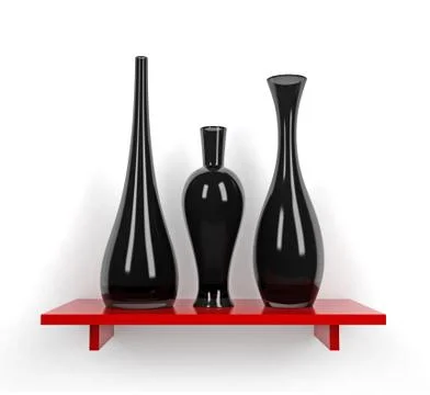 Wall shelf Stock Illustration