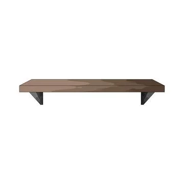 Wall Shelf illustration Stock Illustration