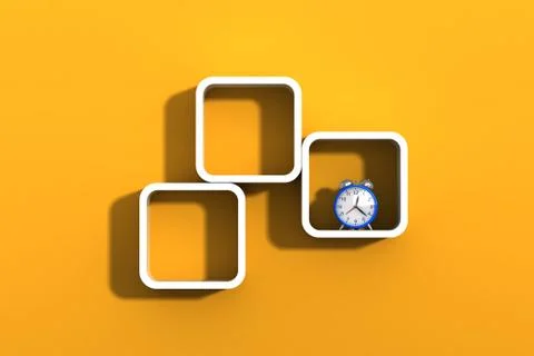 Wall shelves Stock Illustration