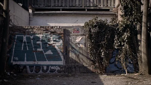 Wall shot of art Stock Footage 127007542