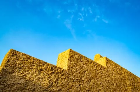 Wall &amp; the Sky Stock Photos