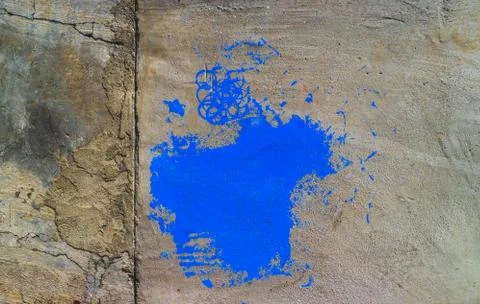 Wall with a spot Stock Photos