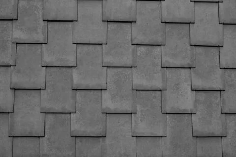 Wall with square protective elements Foto stock