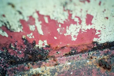 Wall steel Rusty with soft light Stock Photos