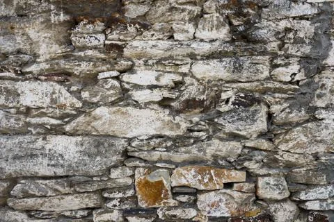 Wall of stone close up, background, texture. Stock Photos