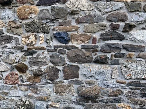 Wall of stone close up, background, texture. Foto stock