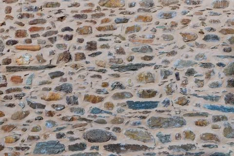 Wall of stone close up, background, texture Stock Photos