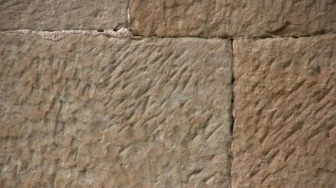 Wall of Stone Close Up 库存影片 321412