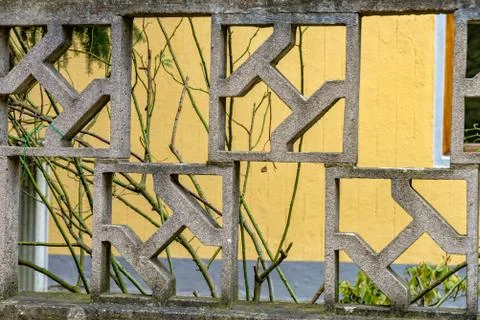 Wall of stone with individual pattern Stock Photos