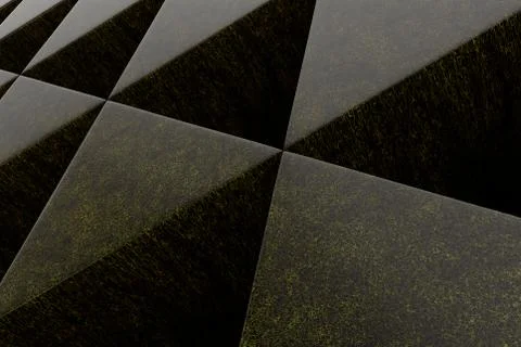 Wall of stone prisms Ilustración de archivo