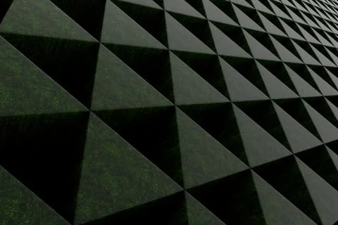 Wall of stone prisms Ilustración de archivo