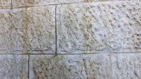 Wall of stone tile 2 Stock Footage 79339066