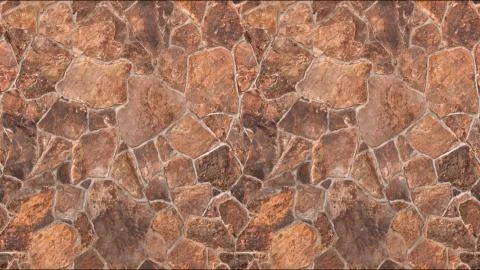 Wall of Stones Stock Illustration