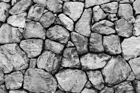 Wall of stones Stock Photos