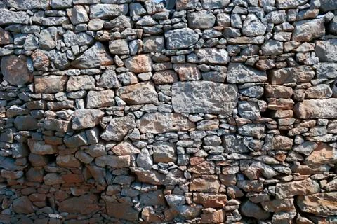 Wall of stones Stock Photos