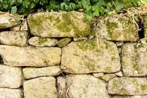 Wall of stones Stock Photos