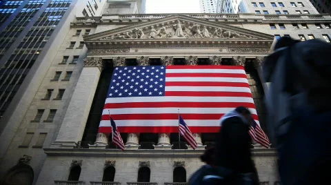 Wall Street and the NYSE Stock Footage