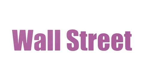Wall Street Animated Tag Cloud Isolated On White Stock Footage 103665035