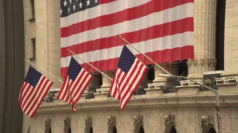 Wall street coronavirus Vídeo Stock 126803763