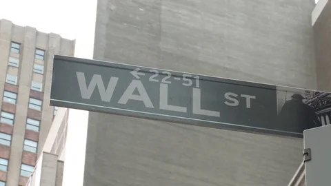 Wall Street Stock Footage 77166358