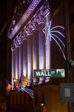 Wall street 写真素材