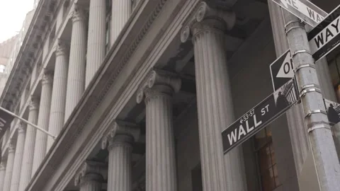 Wall Street Sign Stock-Footage 230917845