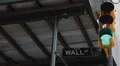 Wall Street Sign, Light Traffic, New York City, Downtown, Financial District HD Footage