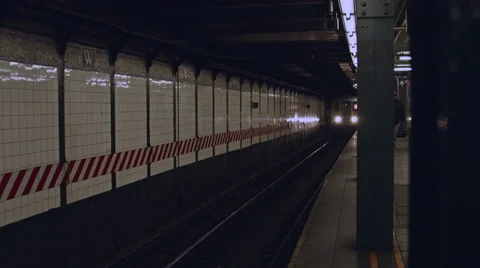 Wall Street Subway Station New York City Video stock 59807355