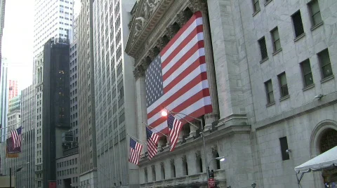 Wall Street, various 動画素材 694301