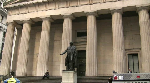 Wall Street, various 動画素材 694306