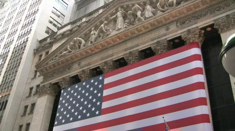 Wall Street, various 스톡 동영상 694312