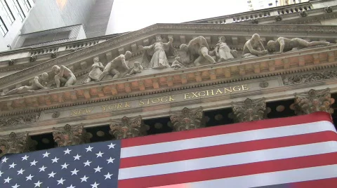 Wall Street, various Stock-Footage 694371