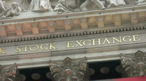 Wall Street, various Vídeos de archivo 694374