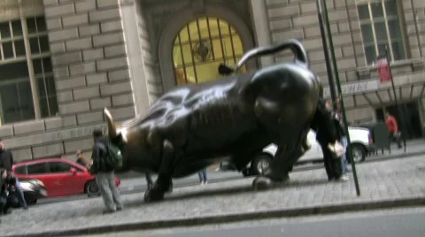 Wall Street, various 스톡 동영상 694395