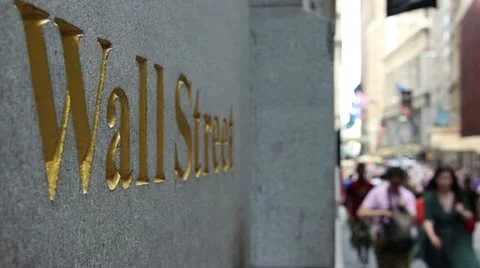 Wall street wall Stock Footage 11686999
