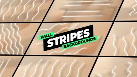 Wall Stripes Backgrounds 库存 After Effects