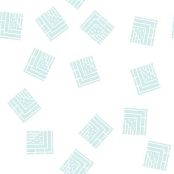 Wall structure glyph seamless pattern Stock Illustration