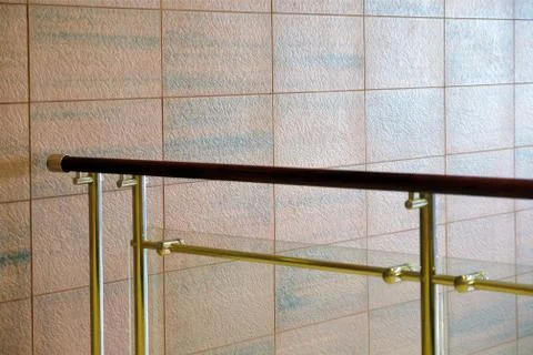 The wall structure is made of stone blocks under granite. Natural stone texture Stock Photos