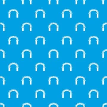 Wall structure pattern vector seamless blue Stock Illustration