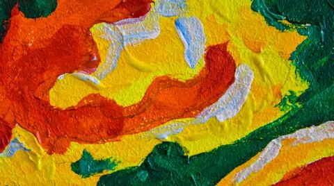 Wall surface painted with colored paint Stock Photos