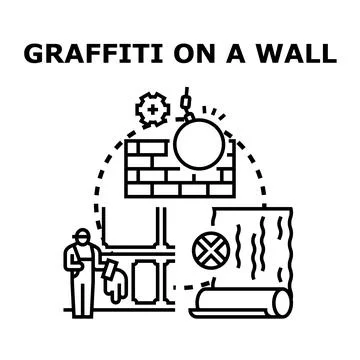 Wall surface treating and renovation concept vector Stock Illustration