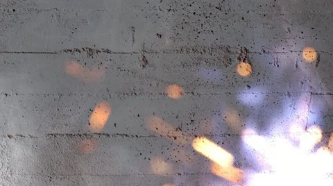 Wall  for text, slogan, name, word, images. Lighting the wall Stock Footage 21383651