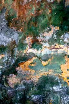 Wall Texture Aged Painted Layers Foto stock