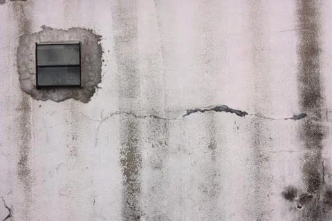 Wall texture and window Stock Photos